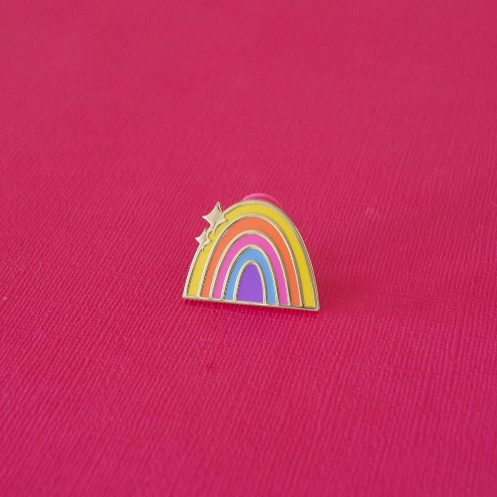 Bright Rainbow Enamel Pin
