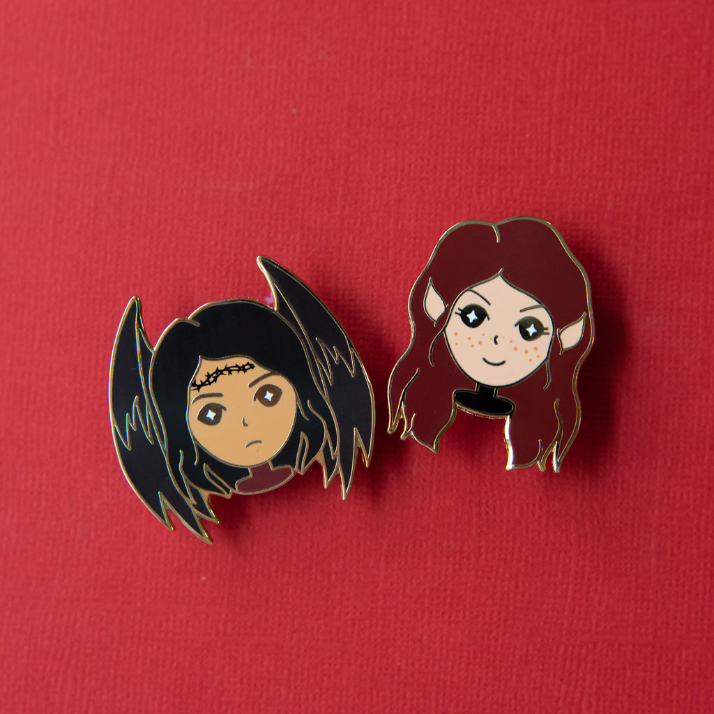 Hunt Athalar | Bookish Babe Enamel Pin