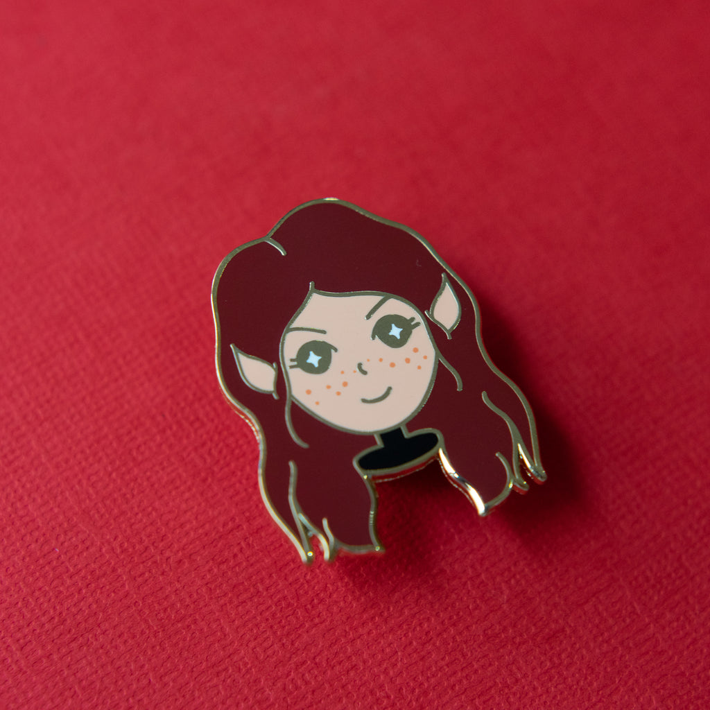 Bryce Quinlan | Bookish Babe Enamel Pin
