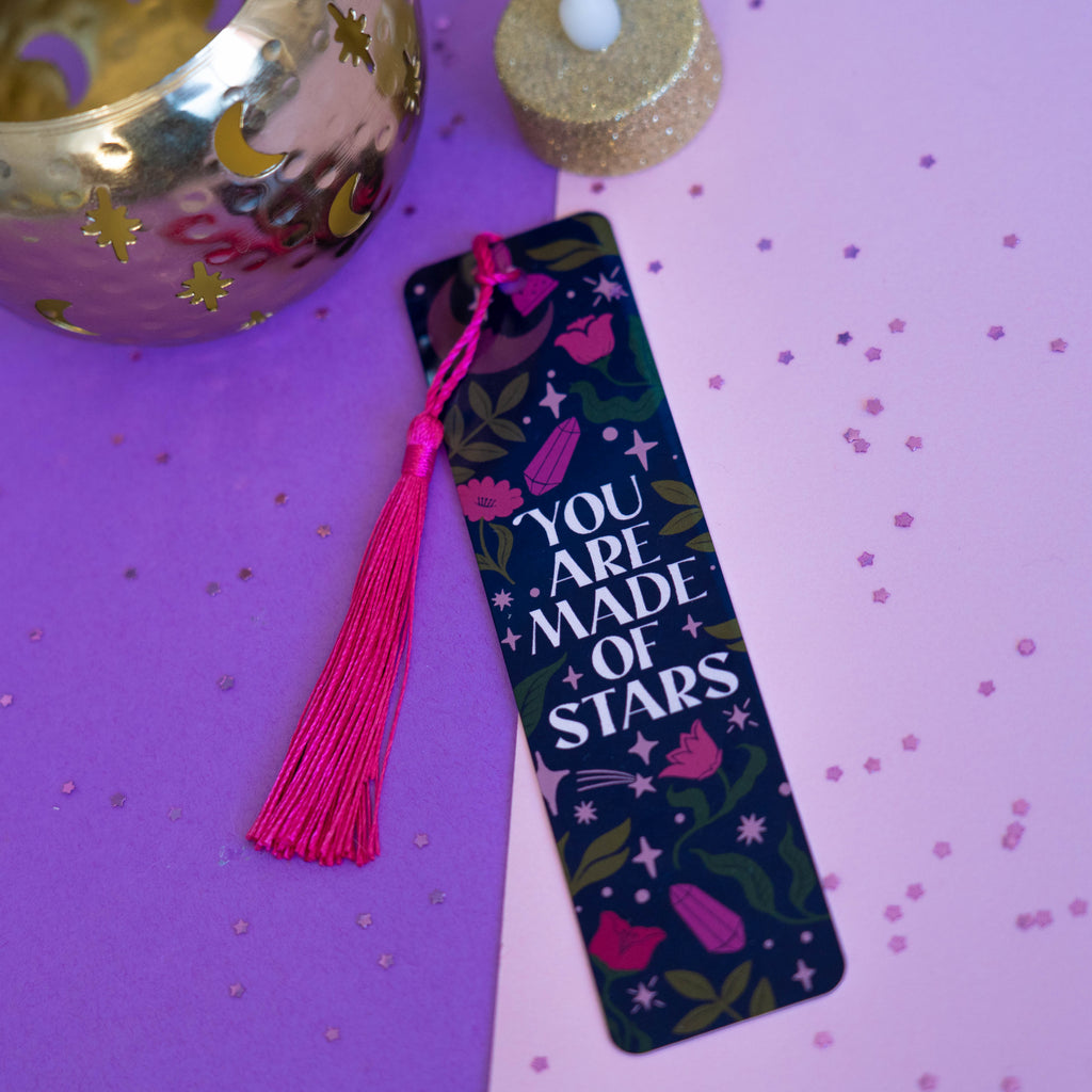 You Are Made of Stars Metal Bookmark