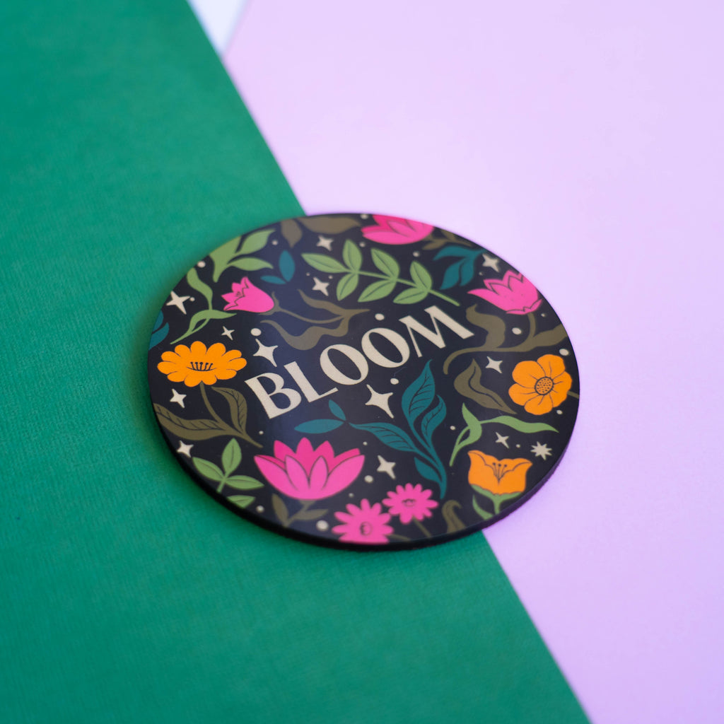 Blooming Floral Coaster Set