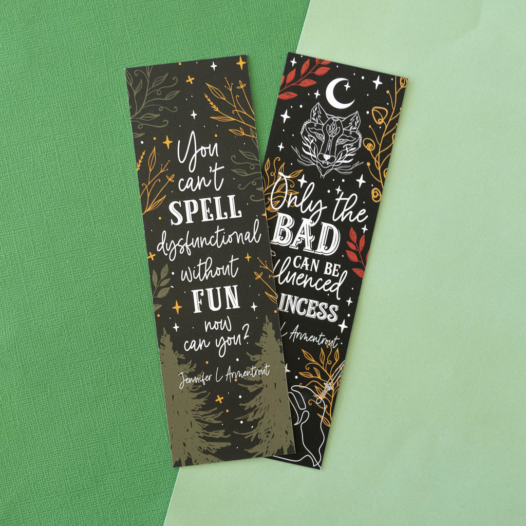 Blood and Ash WonderMail double-sided bookmark