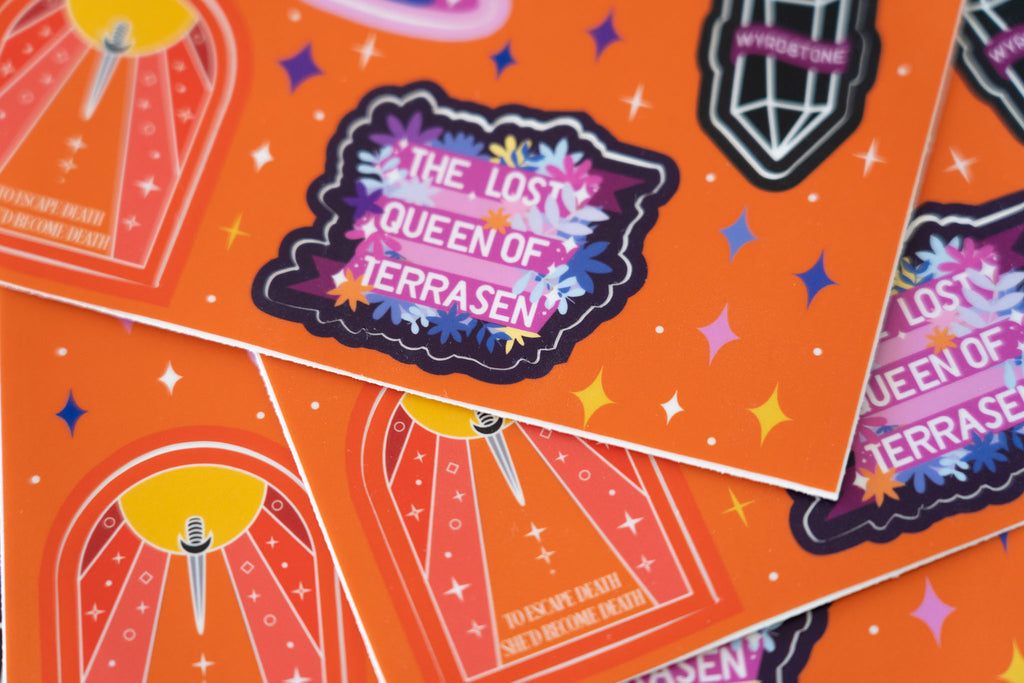 The Lost Queen WonderMail Vinyl Sticker Sheet
