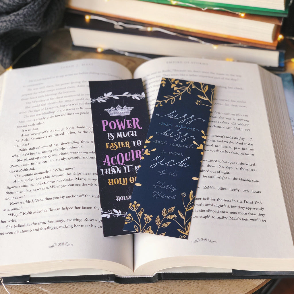 Fantastical Fae WonderMail double-sided bookmark