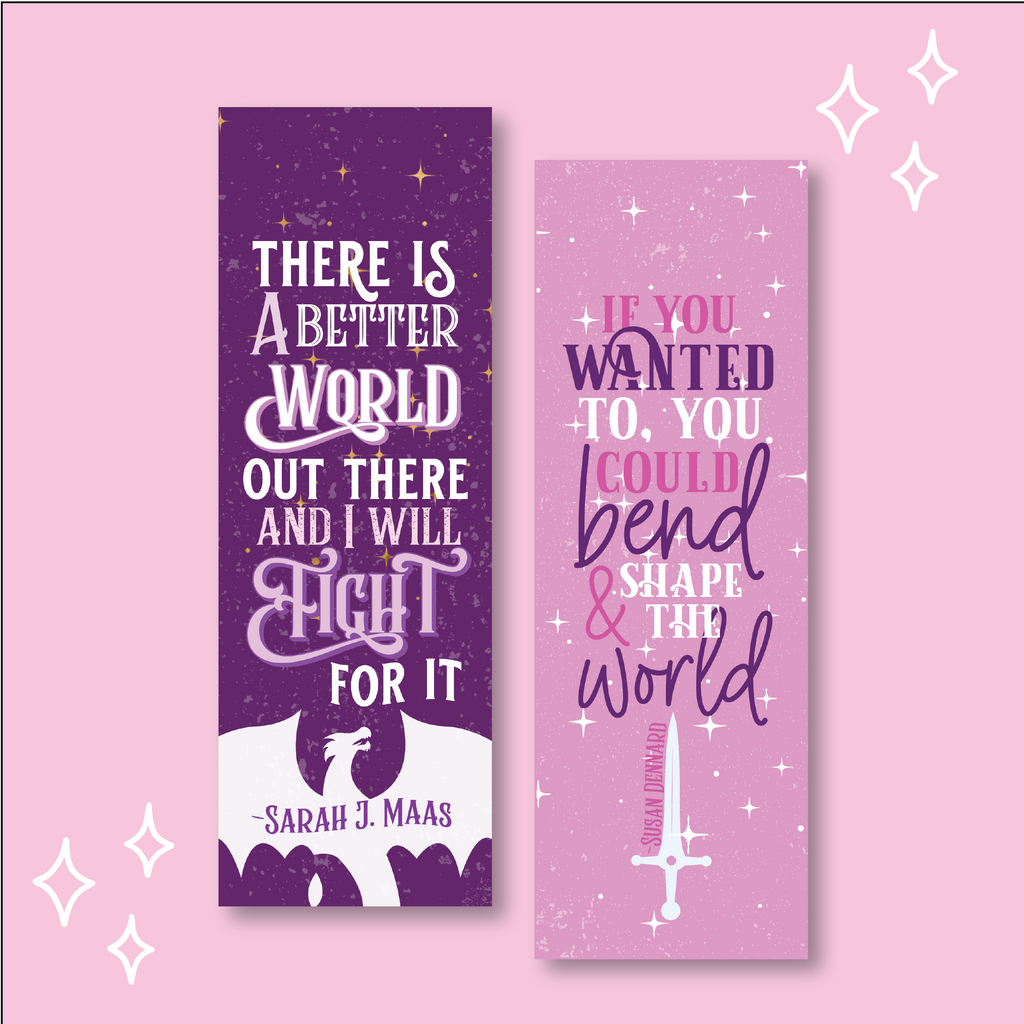 June WonderMail double-sided bookmark