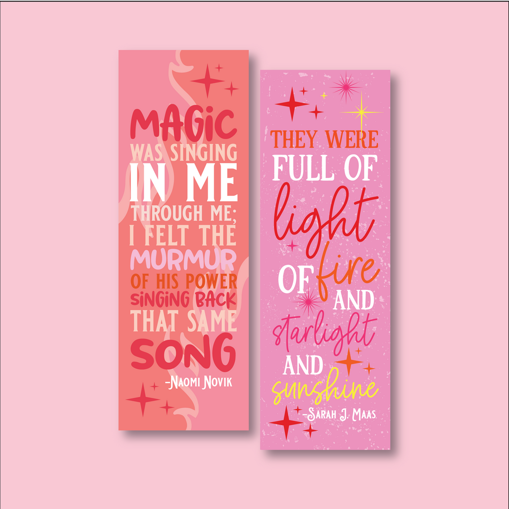 July WonderMail double-sided bookmark