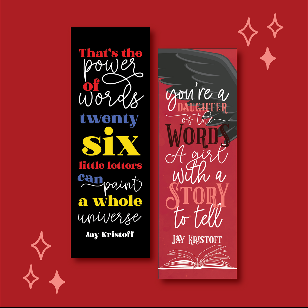 October WonderMail double-sided bookmark